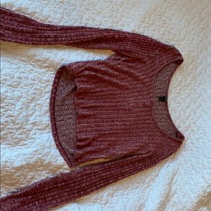 Long sleeve crop!
